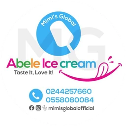 Mimi's Global Abele Ice Cream logo. Taste it, love it!
